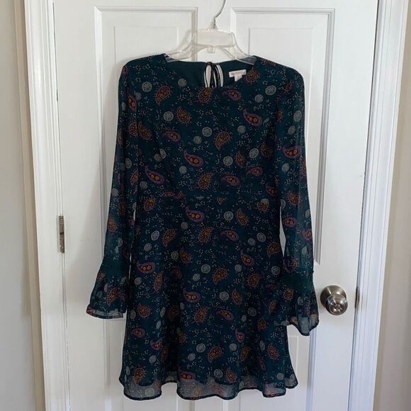 Xhilaration Dresses & Skirts - 🔥3/$20🔥 Xhiliration long sleeve paisley print dress size S